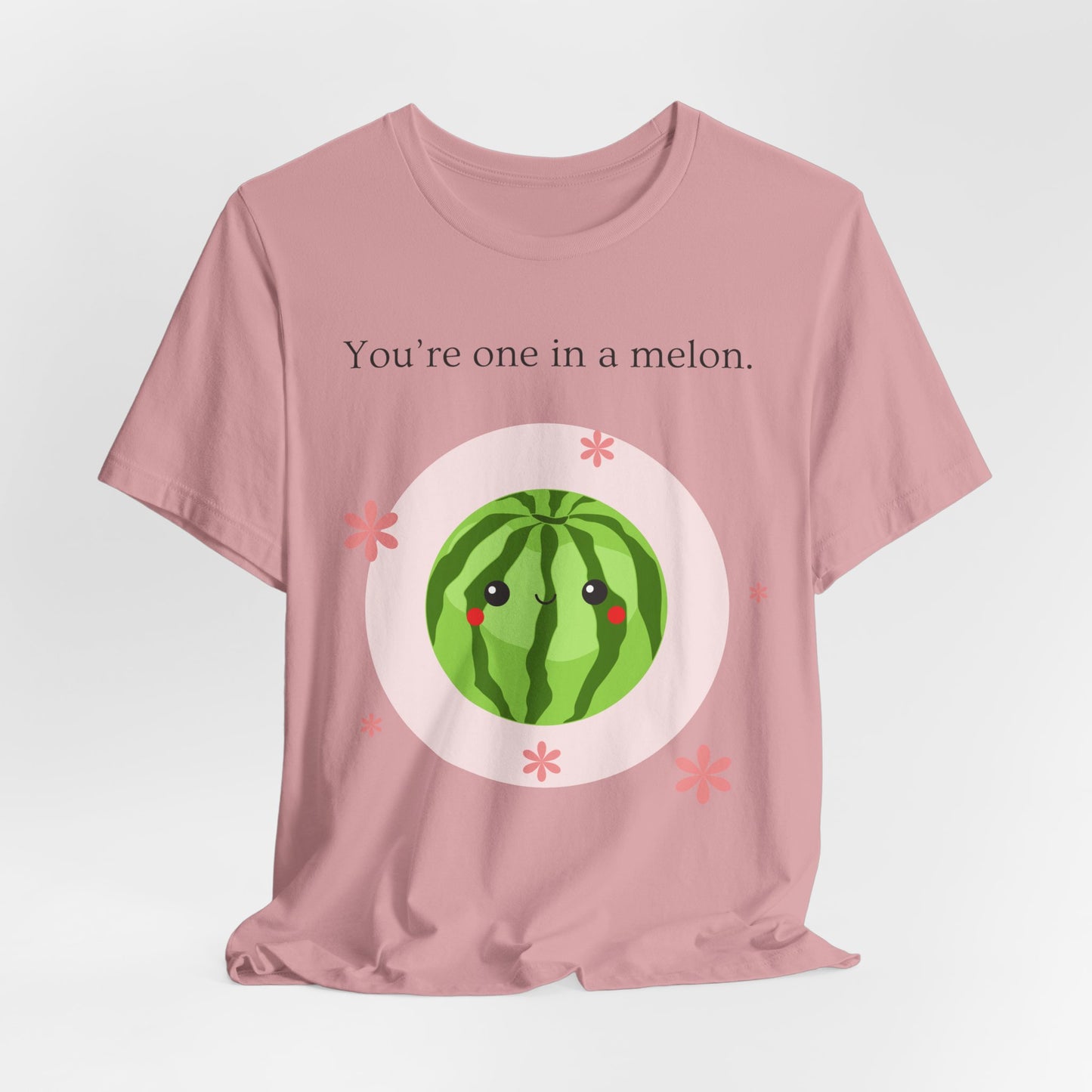 You’re One in a Melon – Cute Watermelon Pun T-Shirt | Kawaii Fruit Tee