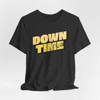 Down Time – Bilingual Urdu-English Pun T-Shirt | Desi Slang Humor Tee