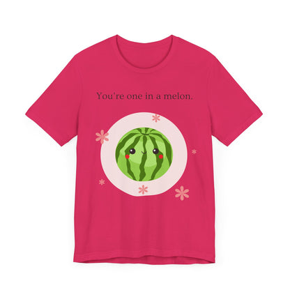 You’re One in a Melon – Cute Watermelon Pun T-Shirt | Kawaii Fruit Tee