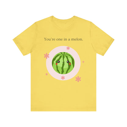 You’re One in a Melon – Cute Watermelon Pun T-Shirt | Kawaii Fruit Tee