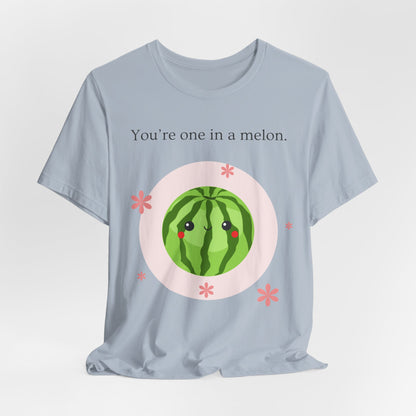 You’re One in a Melon – Cute Watermelon Pun T-Shirt | Kawaii Fruit Tee