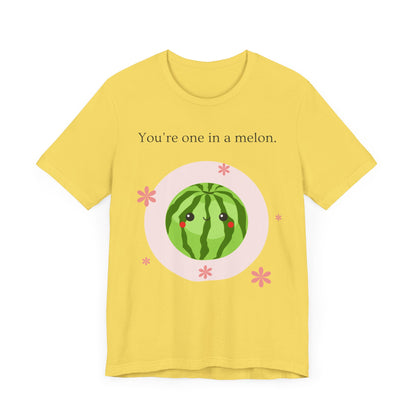 You’re One in a Melon – Cute Watermelon Pun T-Shirt | Kawaii Fruit Tee