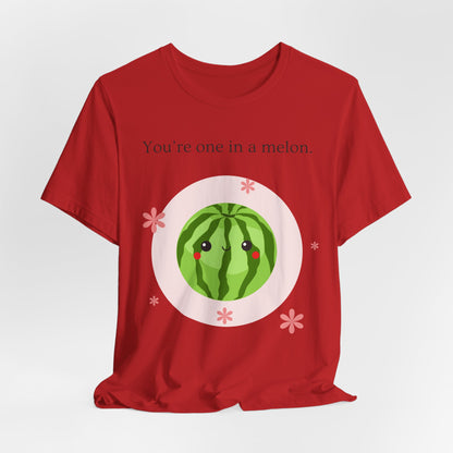 You’re One in a Melon – Cute Watermelon Pun T-Shirt | Kawaii Fruit Tee