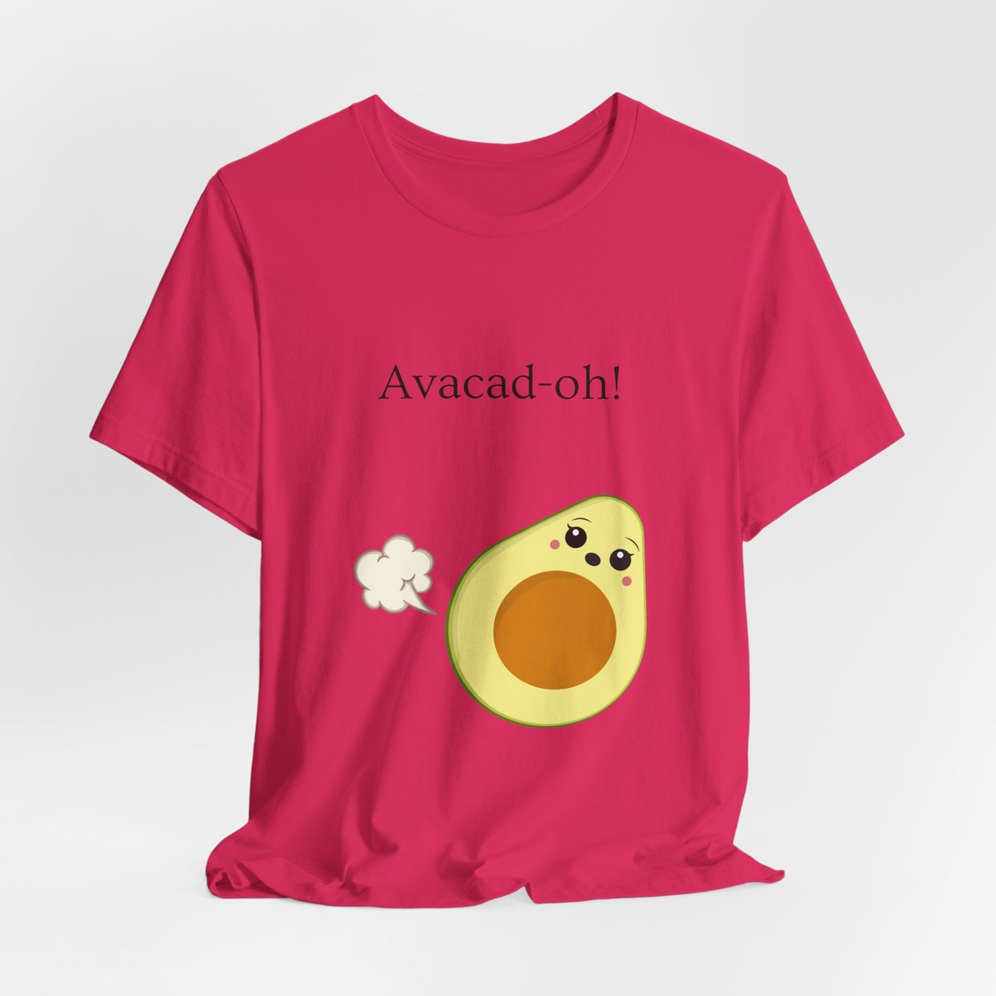Avacad-oh! Funny Avocado Pun Shirt – Cute Kawaii Food Tee - Scripted Expression