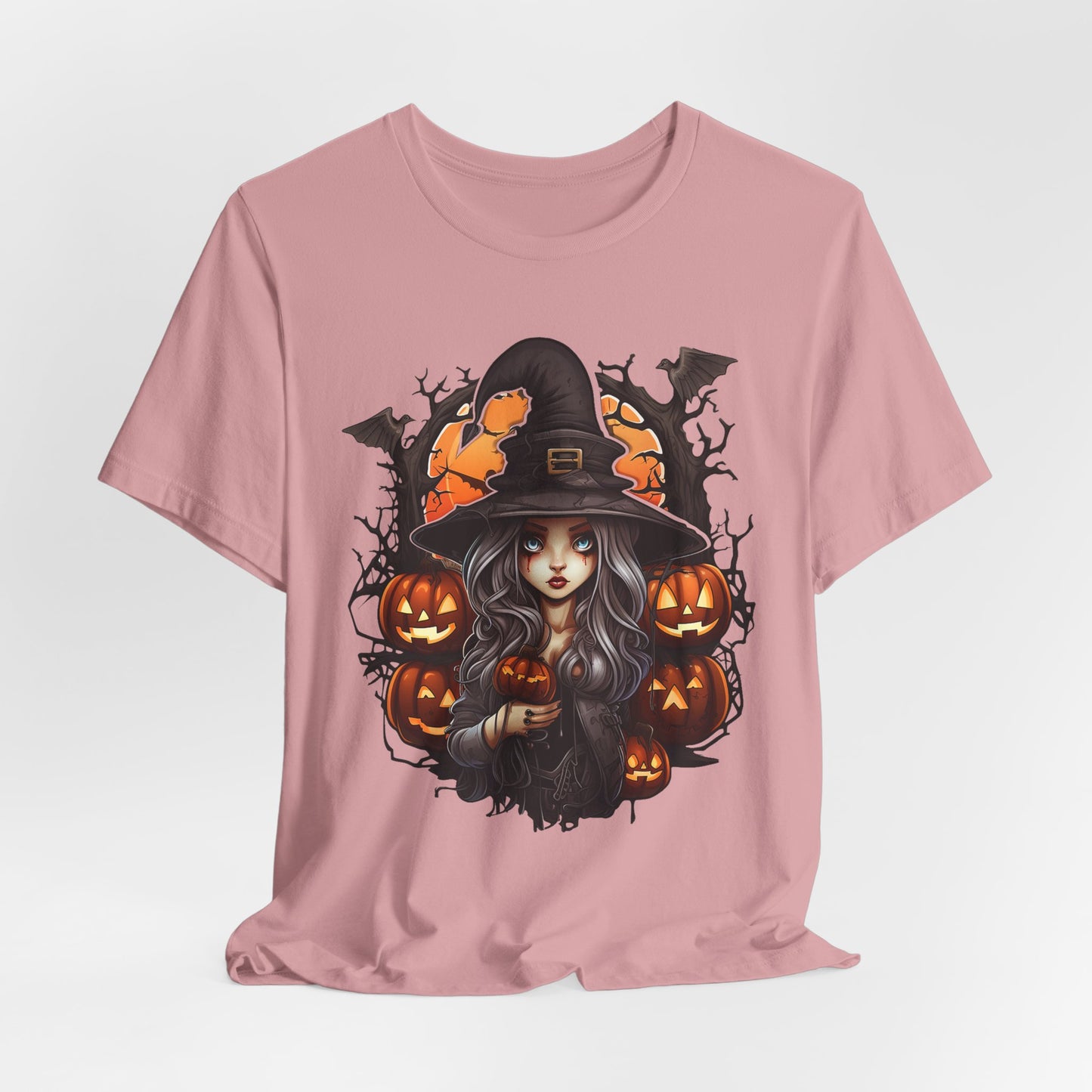 Halloween Witch & Pumpkin Tee