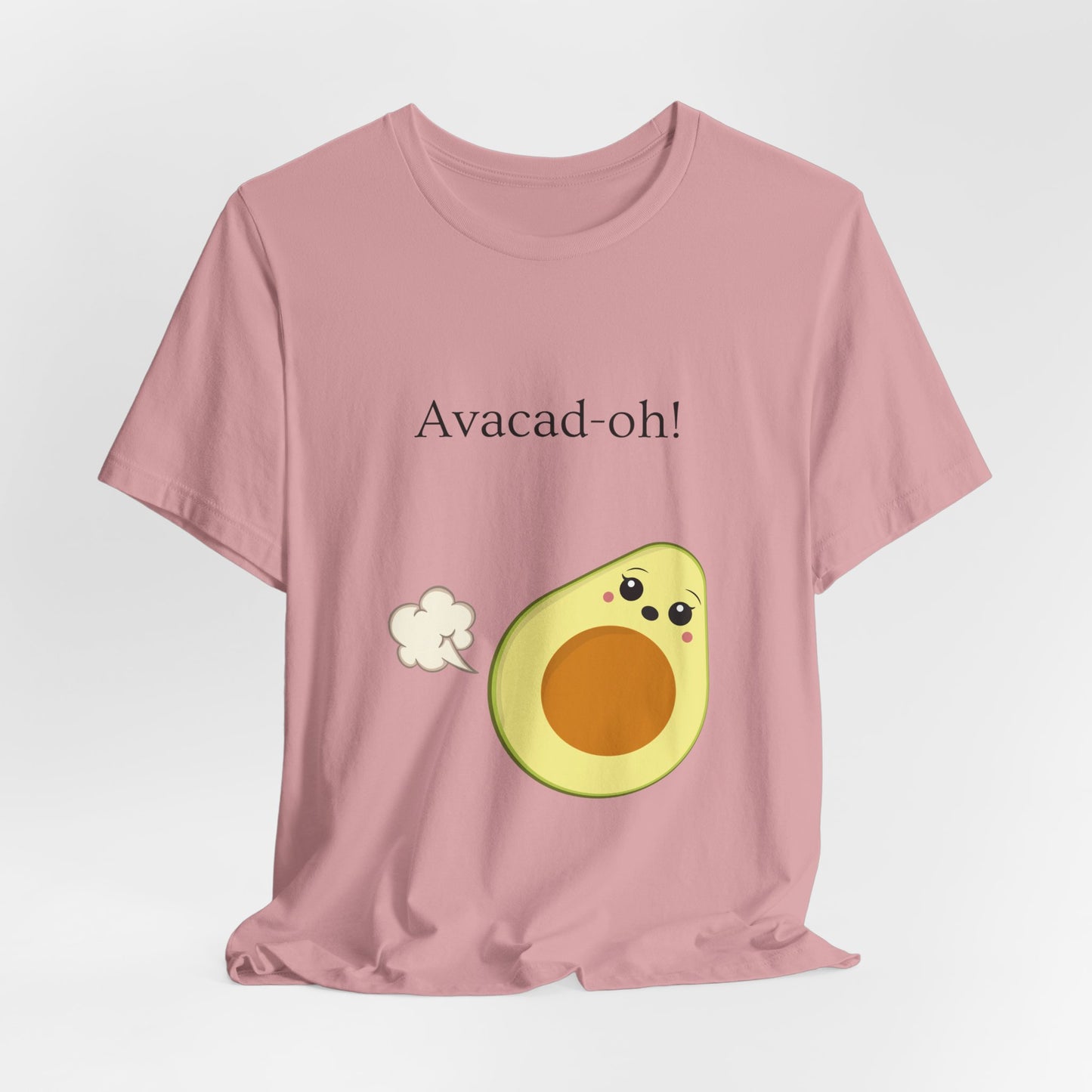 Avacad-oh! Funny Avocado Pun Shirt – Cute Kawaii Food Tee - Scripted Expression
