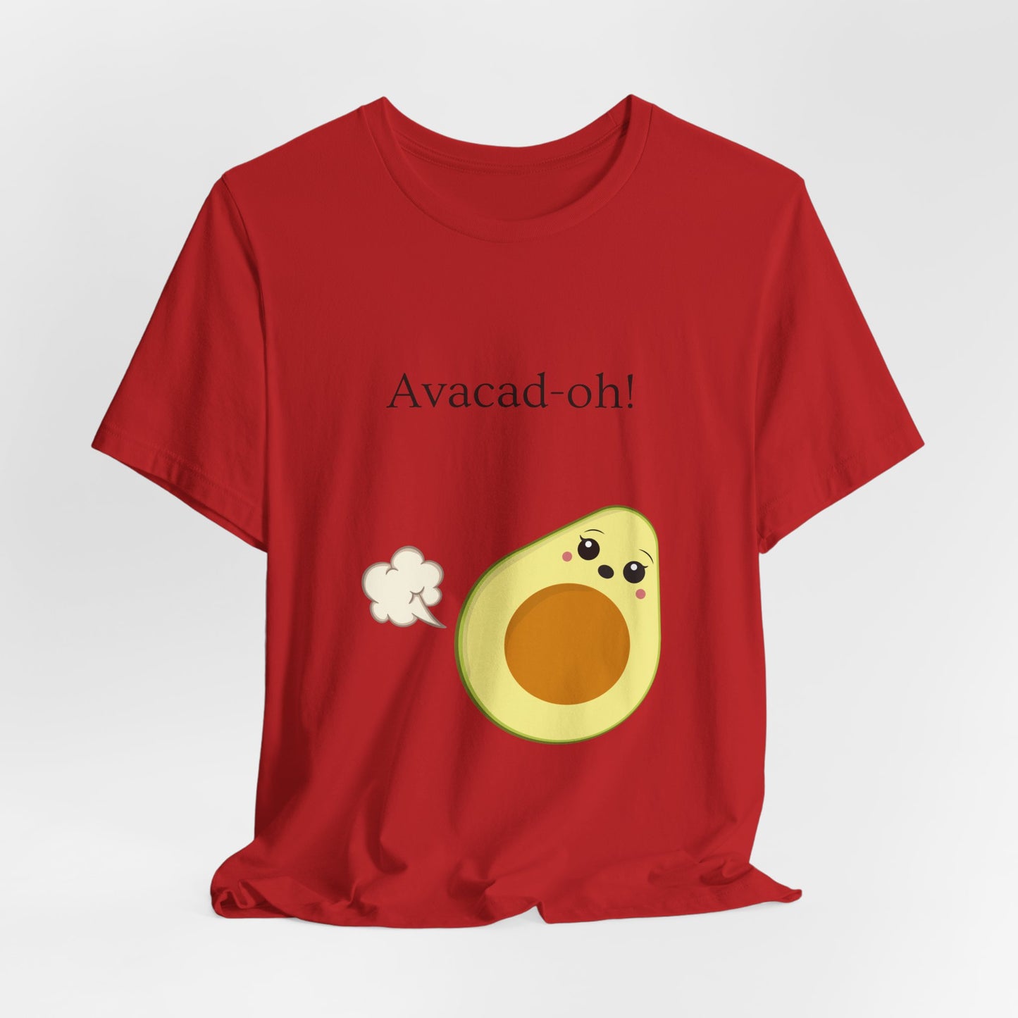 Avacad-oh! Funny Avocado Pun Shirt – Cute Kawaii Food Tee - Scripted Expression