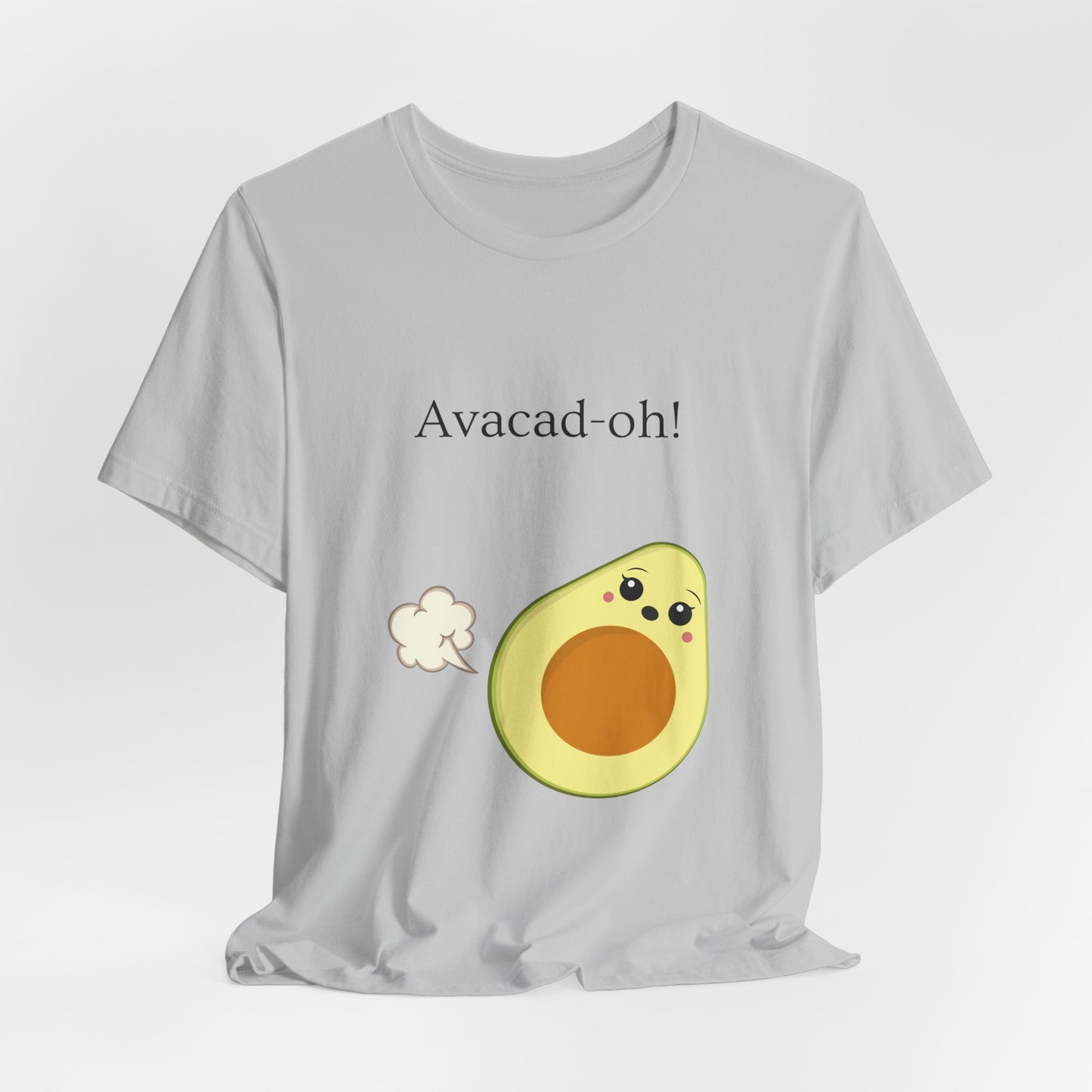 Avacad-oh! Funny Avocado Pun Shirt – Cute Kawaii Food Tee - Scripted Expression