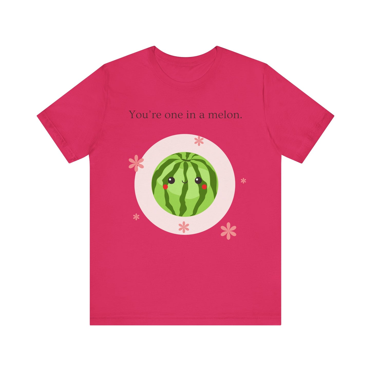 You’re One in a Melon – Cute Watermelon Pun T-Shirt | Kawaii Fruit Tee