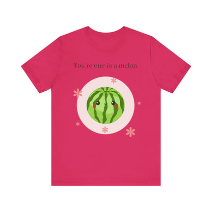 You’re One in a Melon – Cute Watermelon Pun T-Shirt | Kawaii Fruit Tee