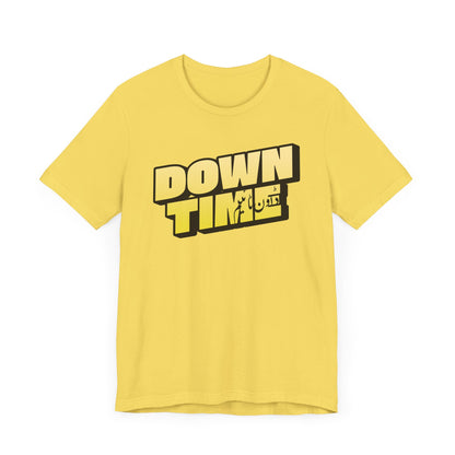 Down Time – Bilingual Urdu-English Pun T-Shirt | Desi Slang Humor Tee