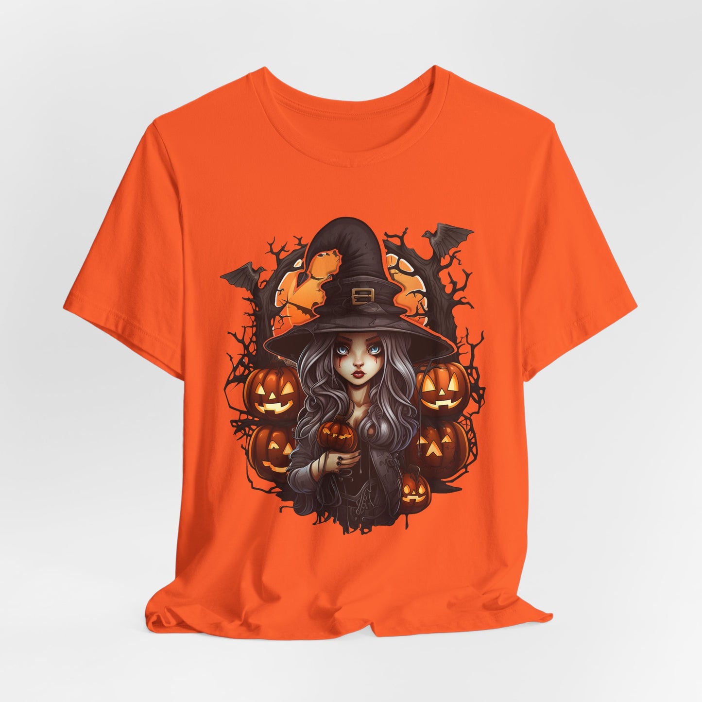 Halloween Witch & Pumpkin Tee