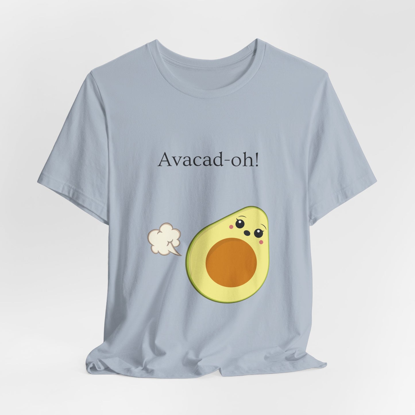 Avacad-oh! Funny Avocado Pun Shirt – Cute Kawaii Food Tee - Scripted Expression