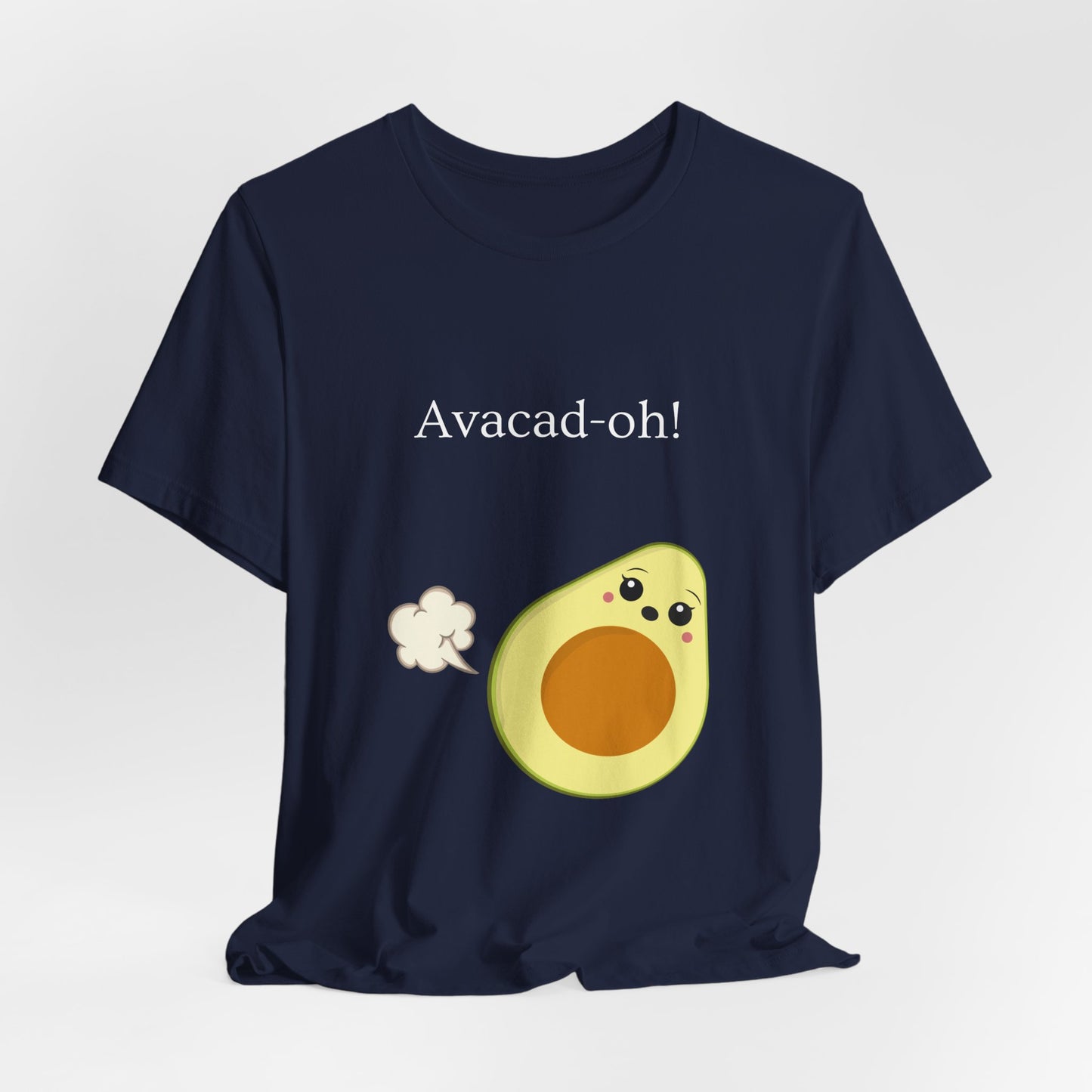 Avacad-oh! Funny Avocado Pun Shirt – Cute Kawaii Food Tee - Scripted Expression