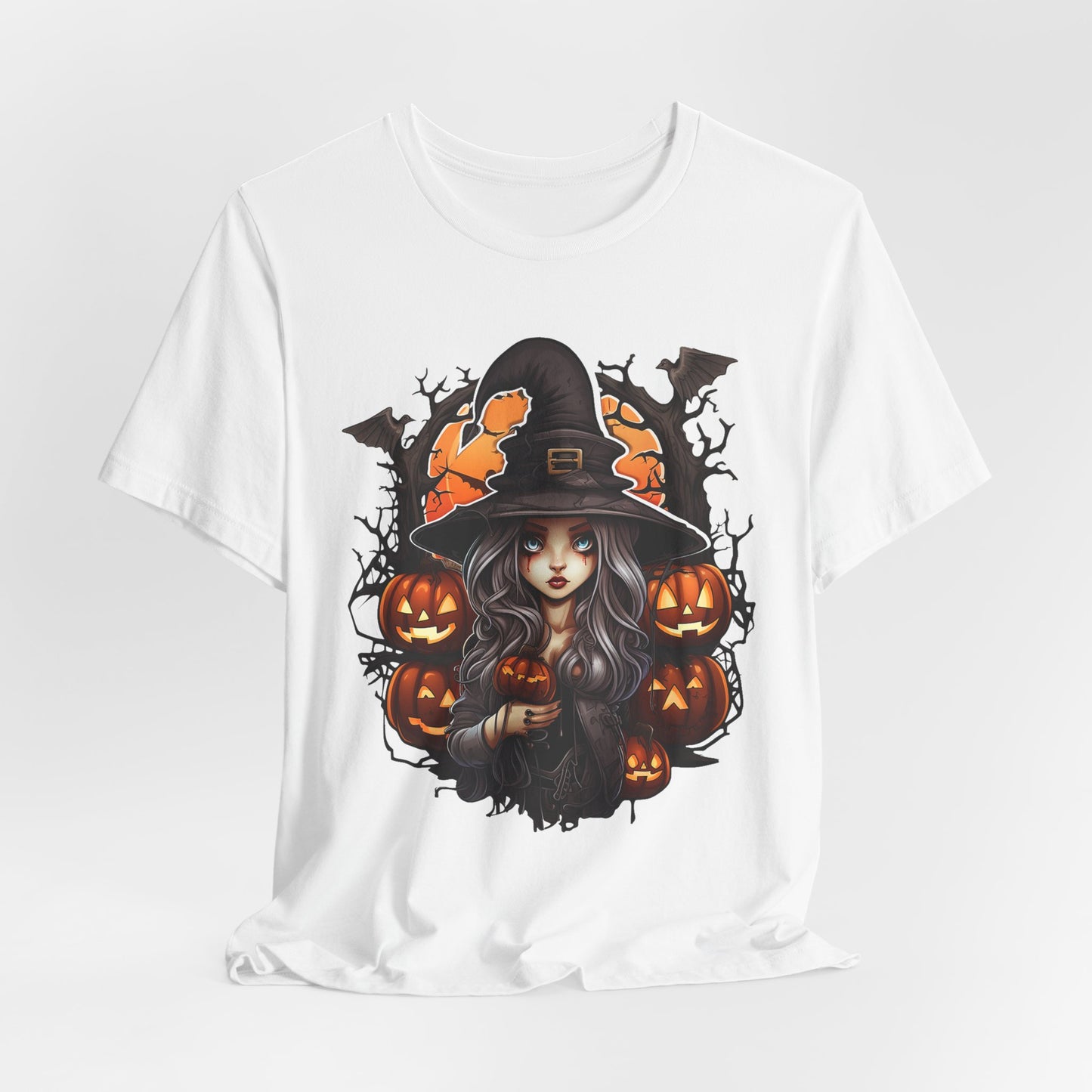 Halloween Witch & Pumpkin Tee