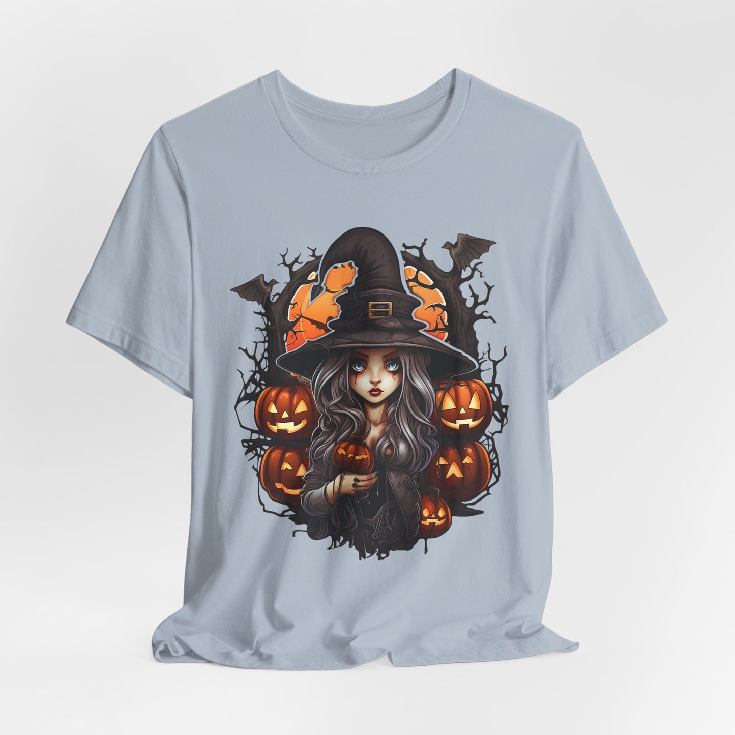 Halloween Witch & Pumpkin Tee