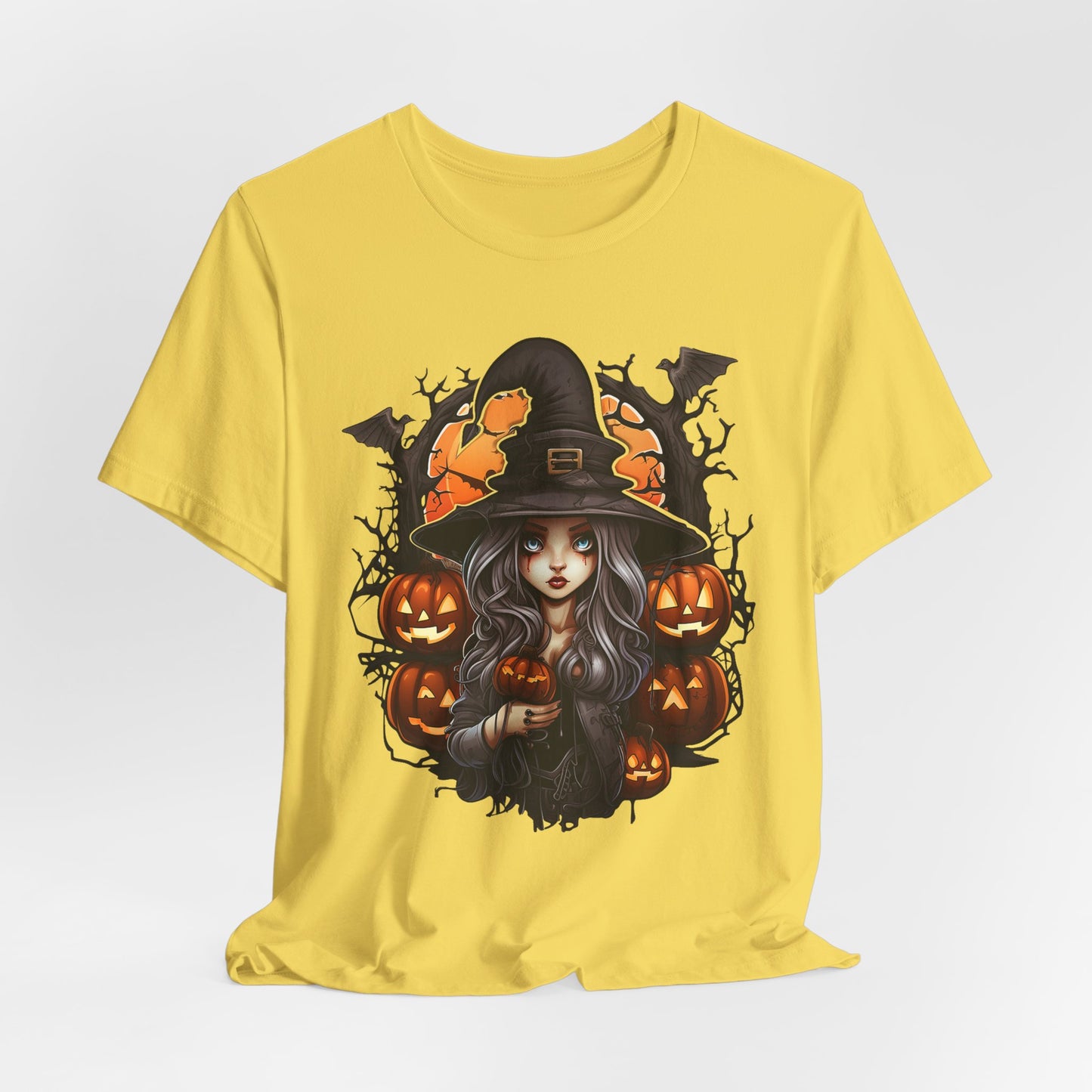 Halloween Witch & Pumpkin Tee