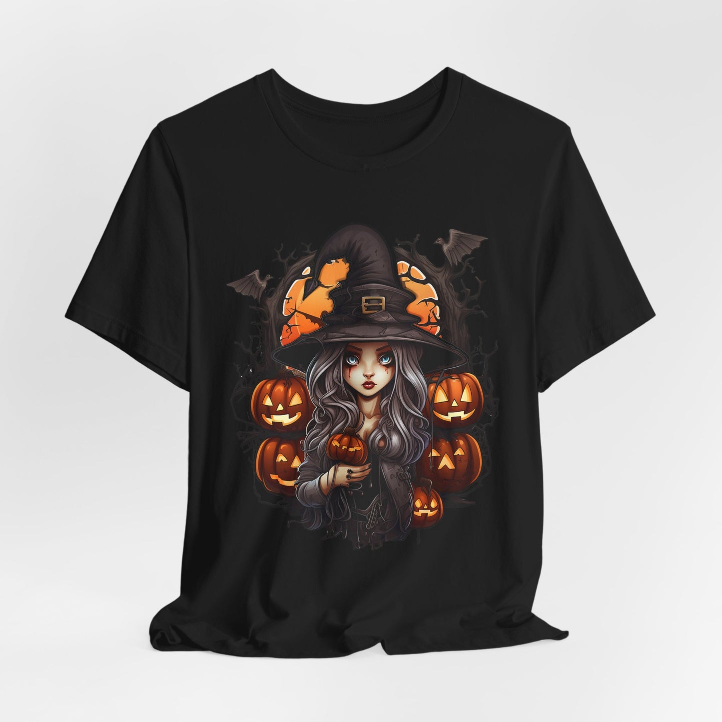 Halloween Witch & Pumpkin Tee