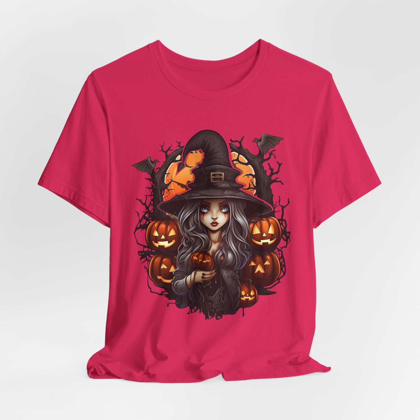 Halloween Witch & Pumpkin Tee